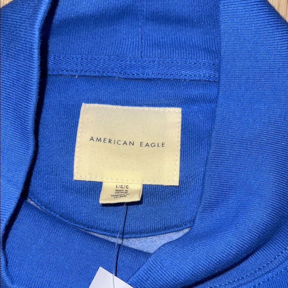 American Eagle Outfitters Vibrant Blue Crewneck Sweater - Picture 2 of 8